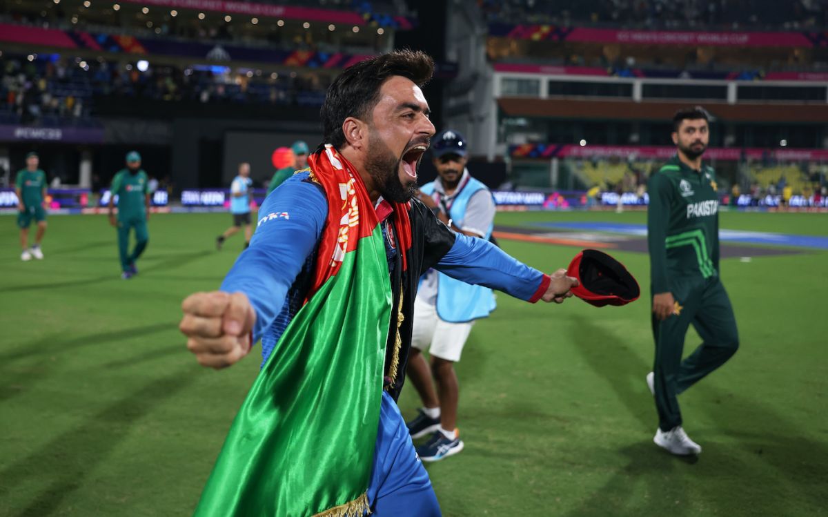 Afghanistan's win over Pakistan has Rashid Khan ecstatic, Pakistan vs Afghanistan, Men's World Cup 2023, Chennai, October 23, 2023