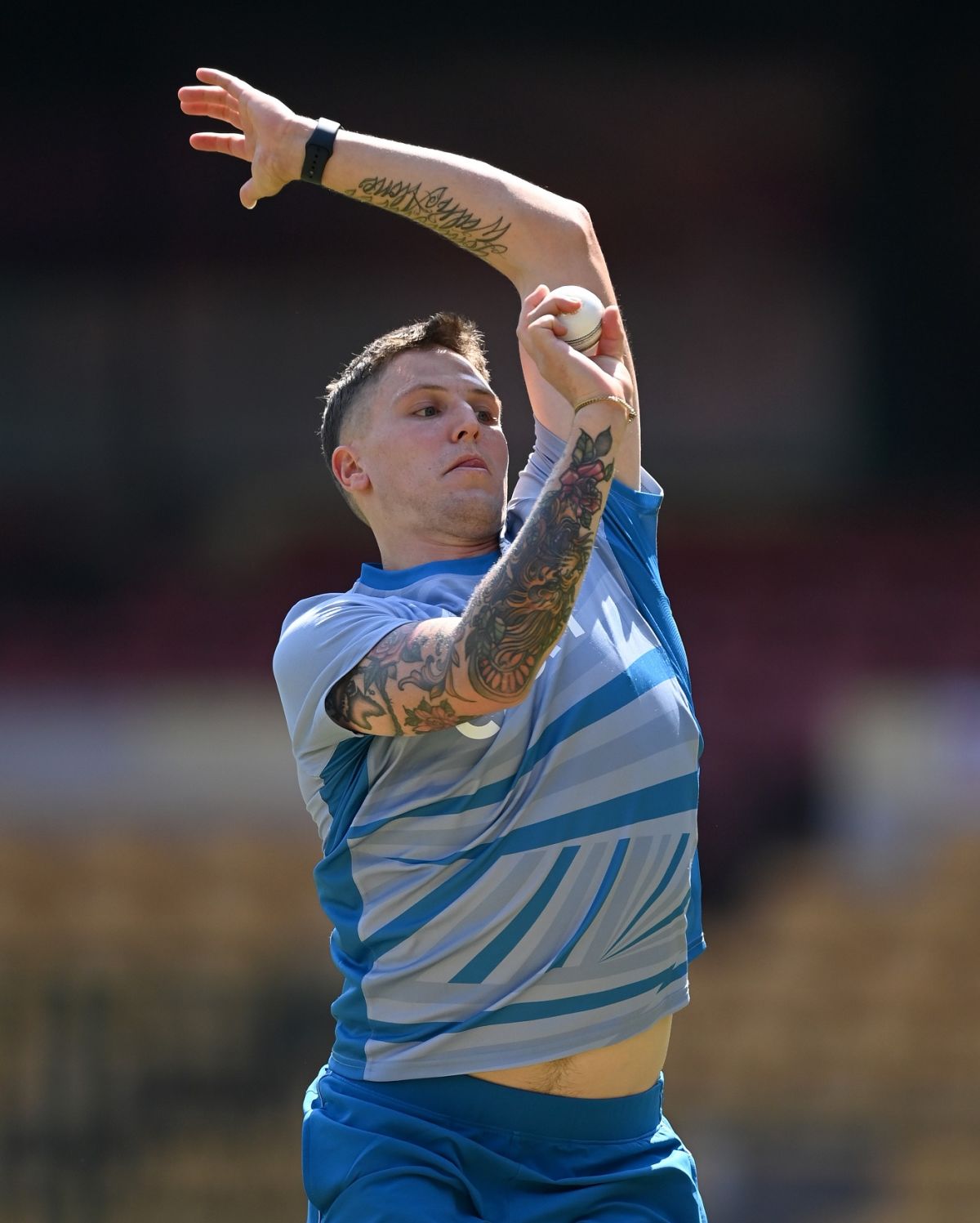 Brydon Carse In Action During England's Training Session | ESPNcricinfo.com