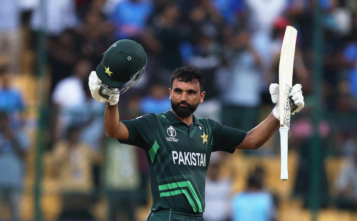 Fakhar Zaman tonned up in the 20th over, New Zealand vs Pakistan, ODI World Cup, Bengaluru, November 4, 2023