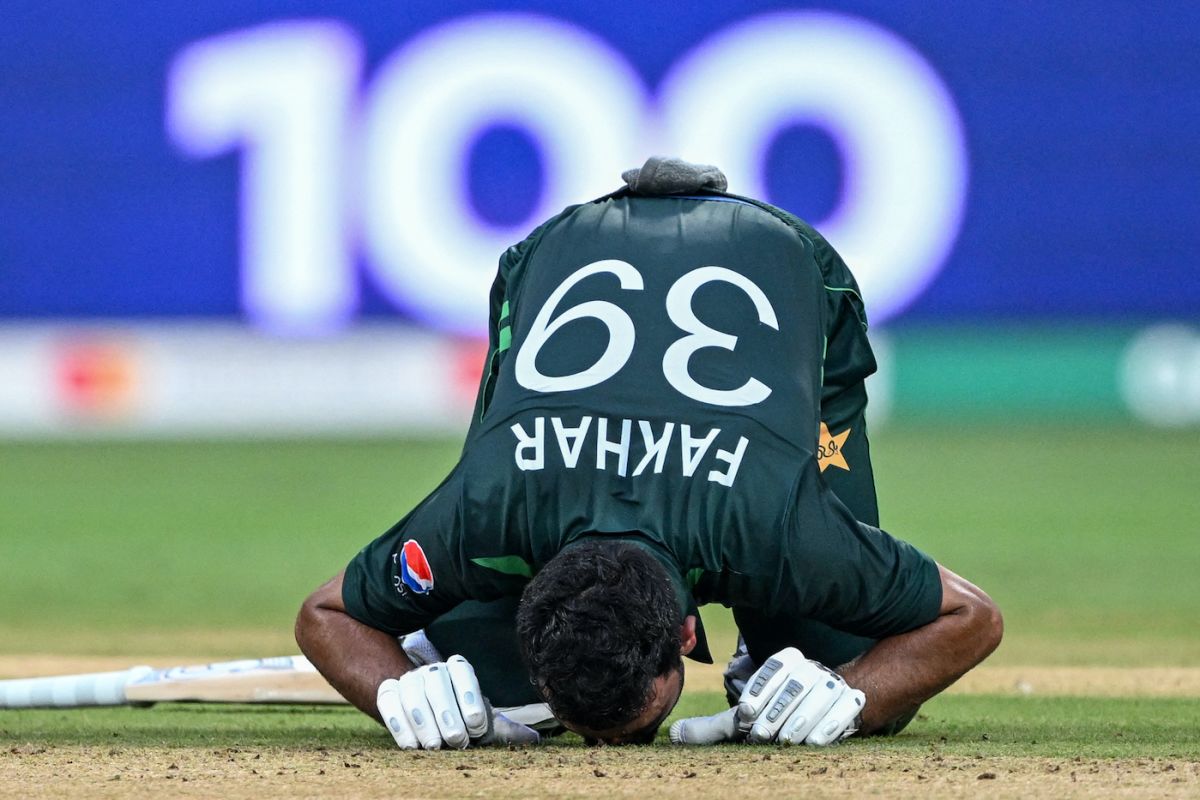 Fakhar Zaman's first fifty came in 39 balls and his second in 24, New Zealand vs Pakistan, ODI World Cup, Bengaluru, November 4, 2023
