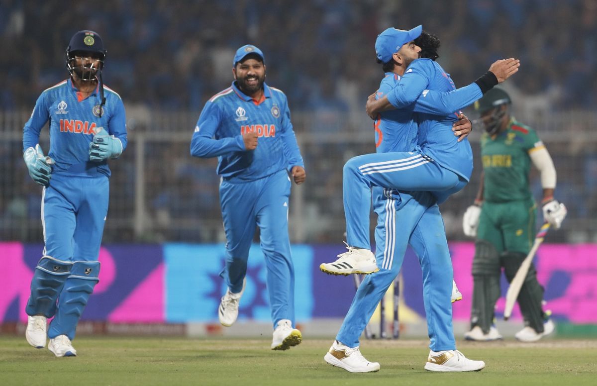 Ravindra Jadeja picked up two wickets in his first two overs, India vs South Africa, Men's ODI World Cup, November 5, 2023