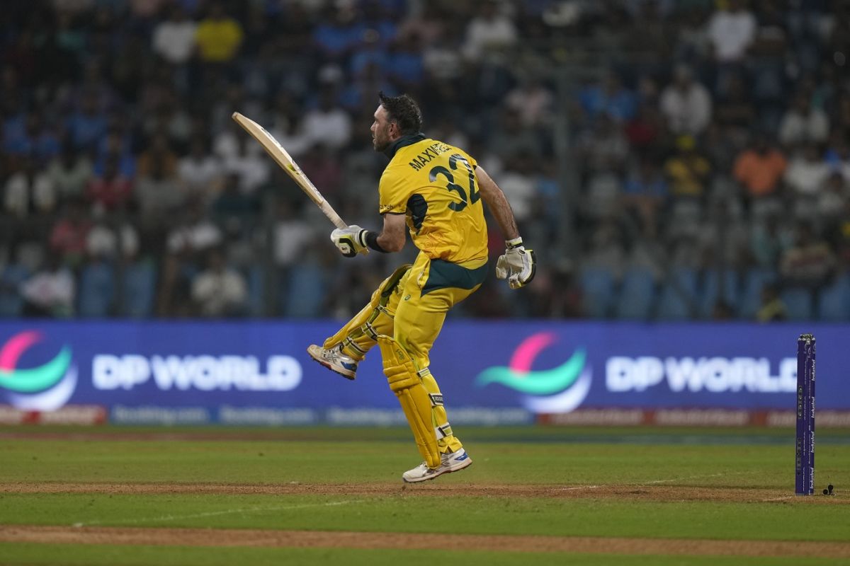 Glenn Maxwell struggled with cramps all through his monster innings, Afghanistan vs Australia, ICC World Cup 2023, Mumbai, November 7, 2023