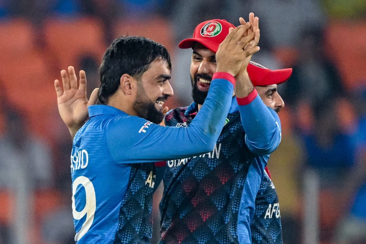 Rashid Khan and Mohammad Nabi slowed down South Africa in the middle overs, Afghanistan vs South Africa, World Cup, Ahmedabad, November 10, 2023