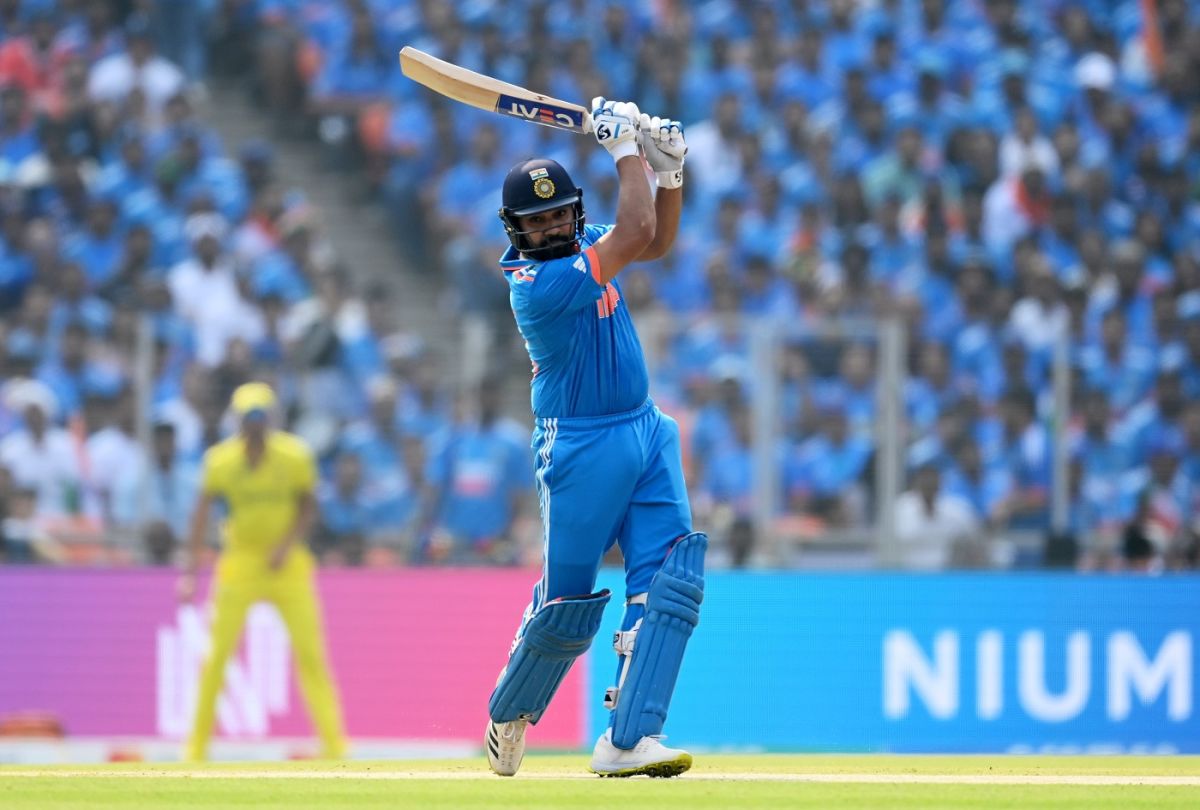 Rohit Sharma got India off to a quick start, India vs Australia, World Cup final, Ahmedabad, November 19, 2023