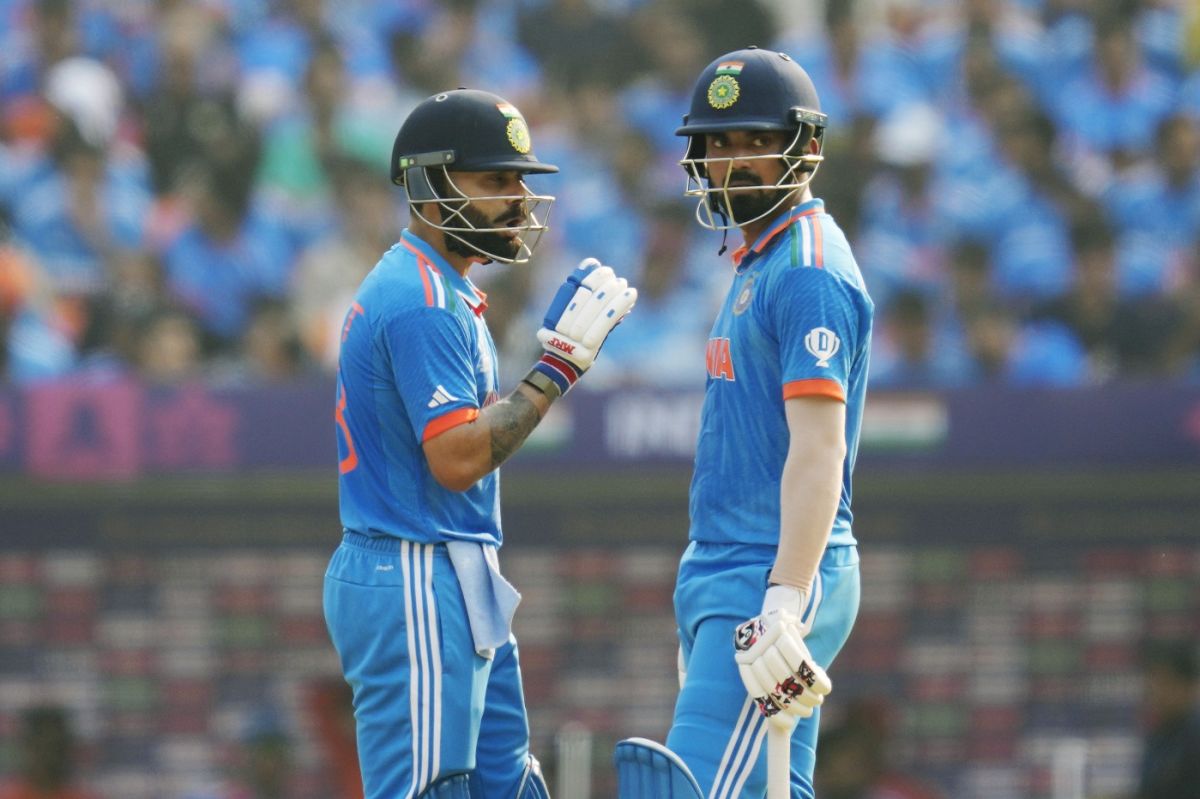 Virat Kohli and KL Rahul consolidated after a couple of quick wickets, India vs Australia, World Cup final, Ahmedabad, November 19, 2023