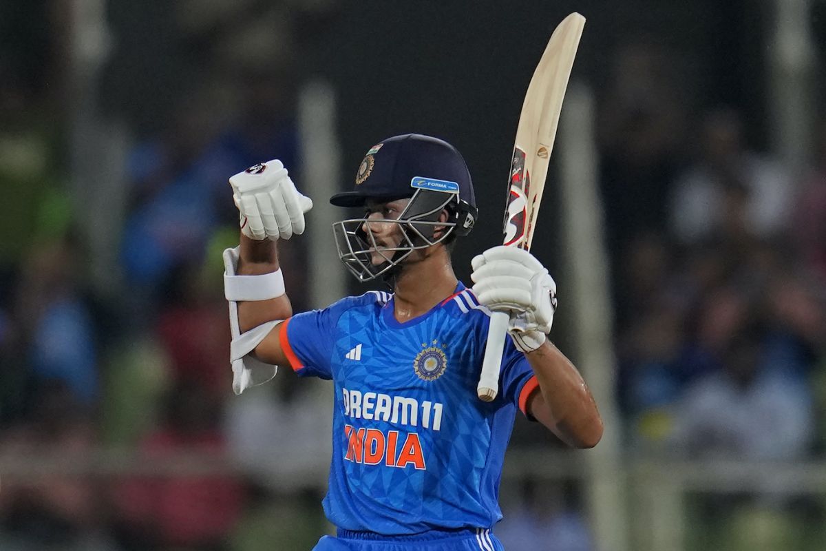 Yashasvi Jaiswal muscled a 25-ball 53 at the top, India vs Australia, 2nd Men's T20I, Thiruvananthapuram, November 26, 2023