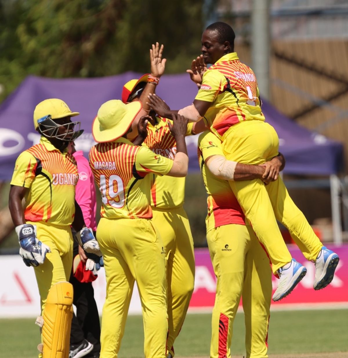 Uganda ran through Rwanda to book their berth at the 2024 T20 World Cup, Rwanda vs Uganda, ICC Men's T20 World Cup Africa Region Qualifier, Windhoek, Novem