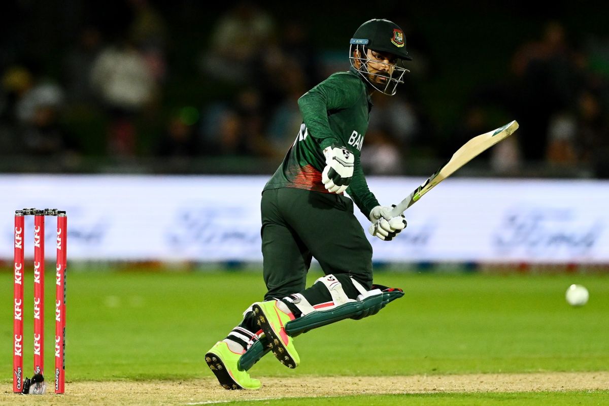 Litton Das held Bangladesh‍‍`s innings together, New Zealand vs Bangladesh, 1st T20I, Napier, December 27, 2023