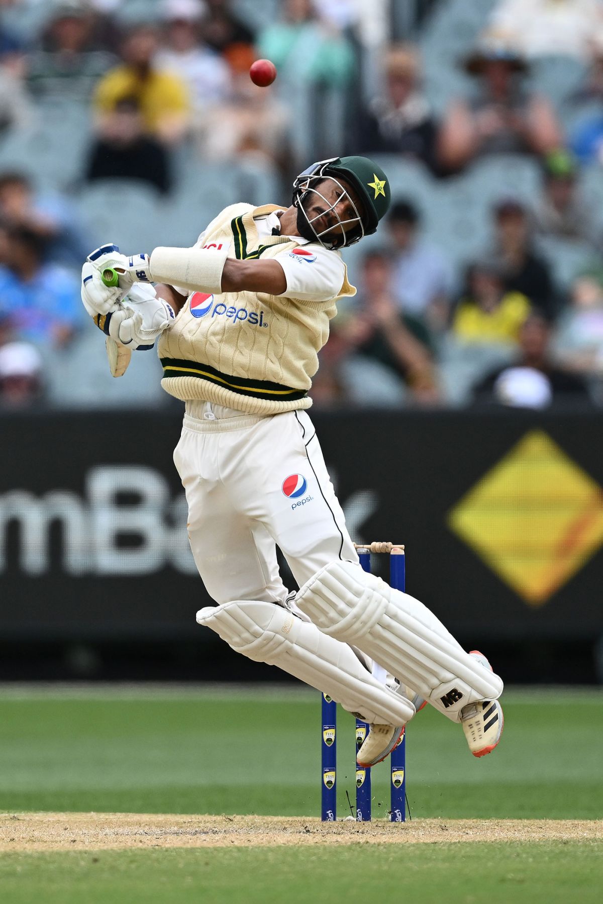 Hasan Ali Evades A Short Ball