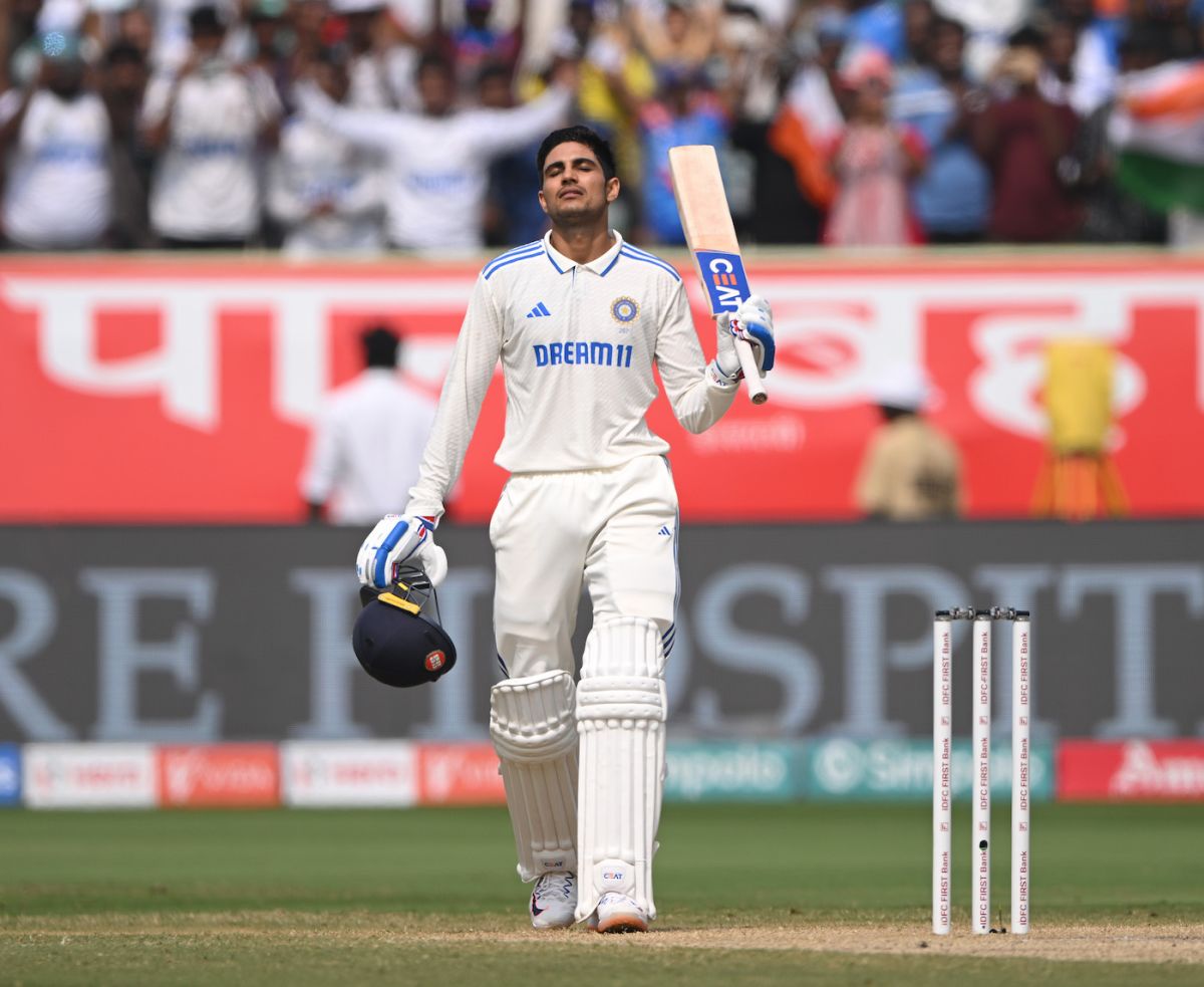 Shubman Gill Scored His Third Test Hundred Espncricinfo Com