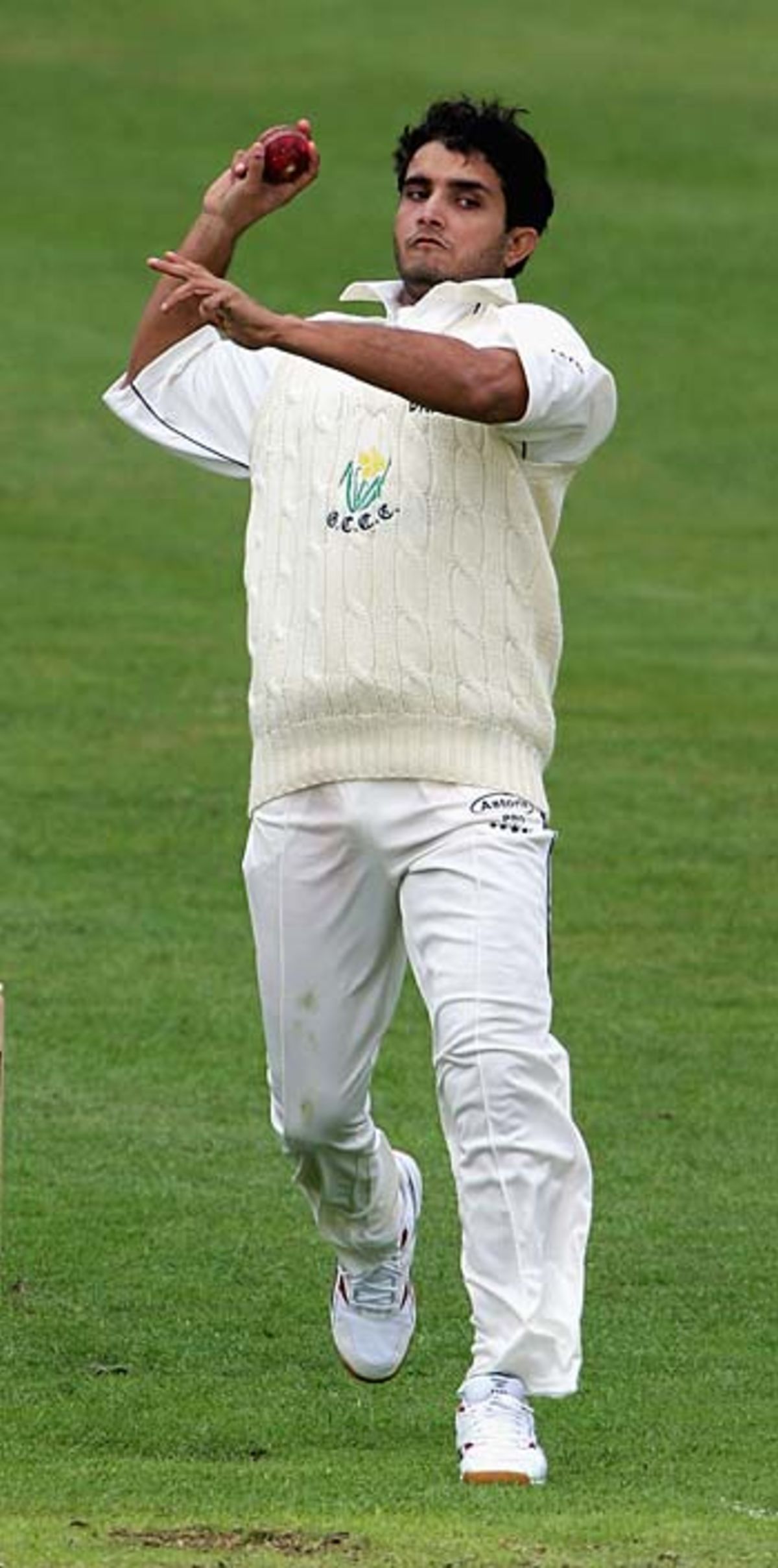 Sourav Ganguly bowling