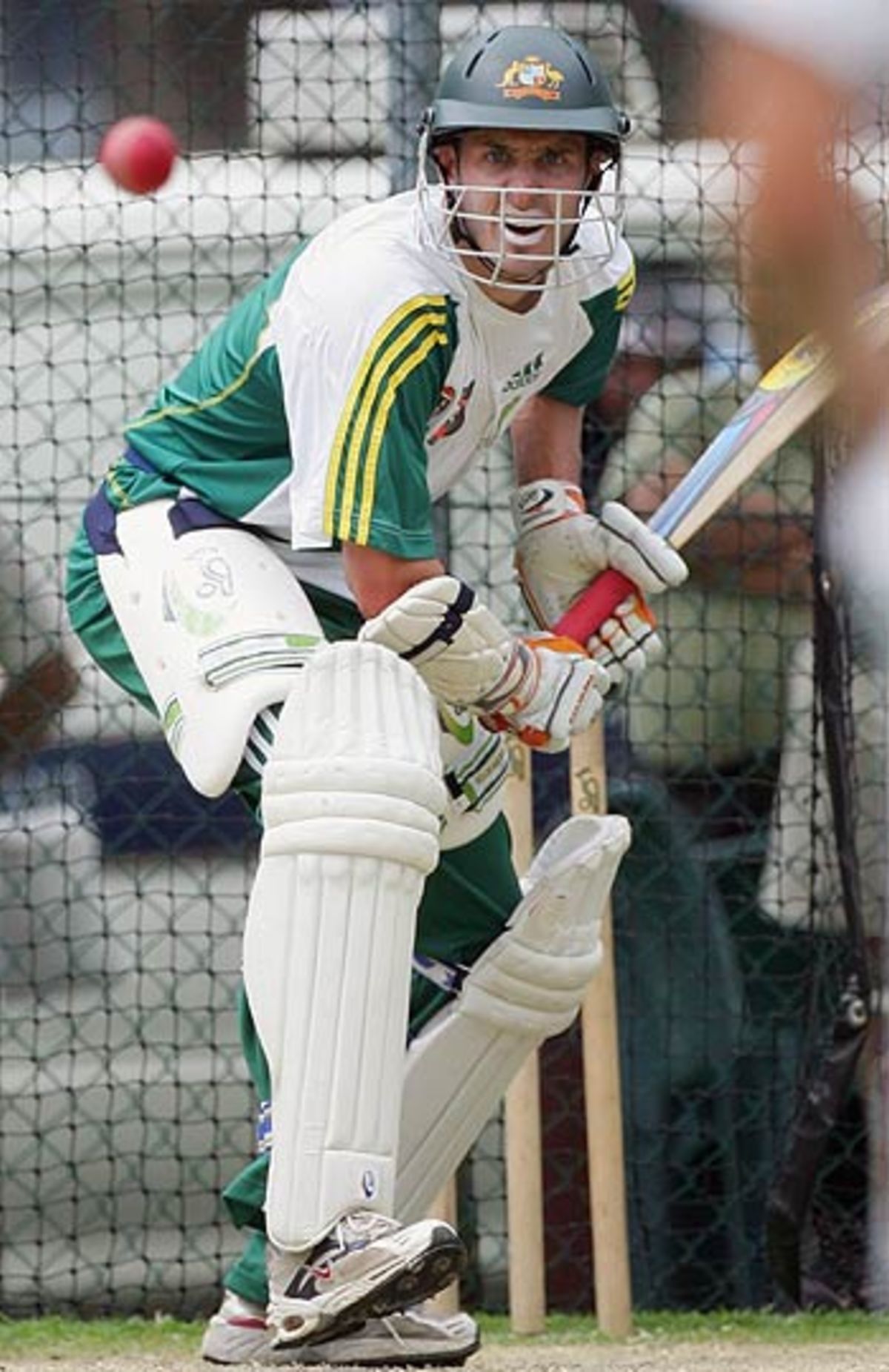 Michael Hussey Practises On The Eve Of His Test Debut ESPNcricinfo Com