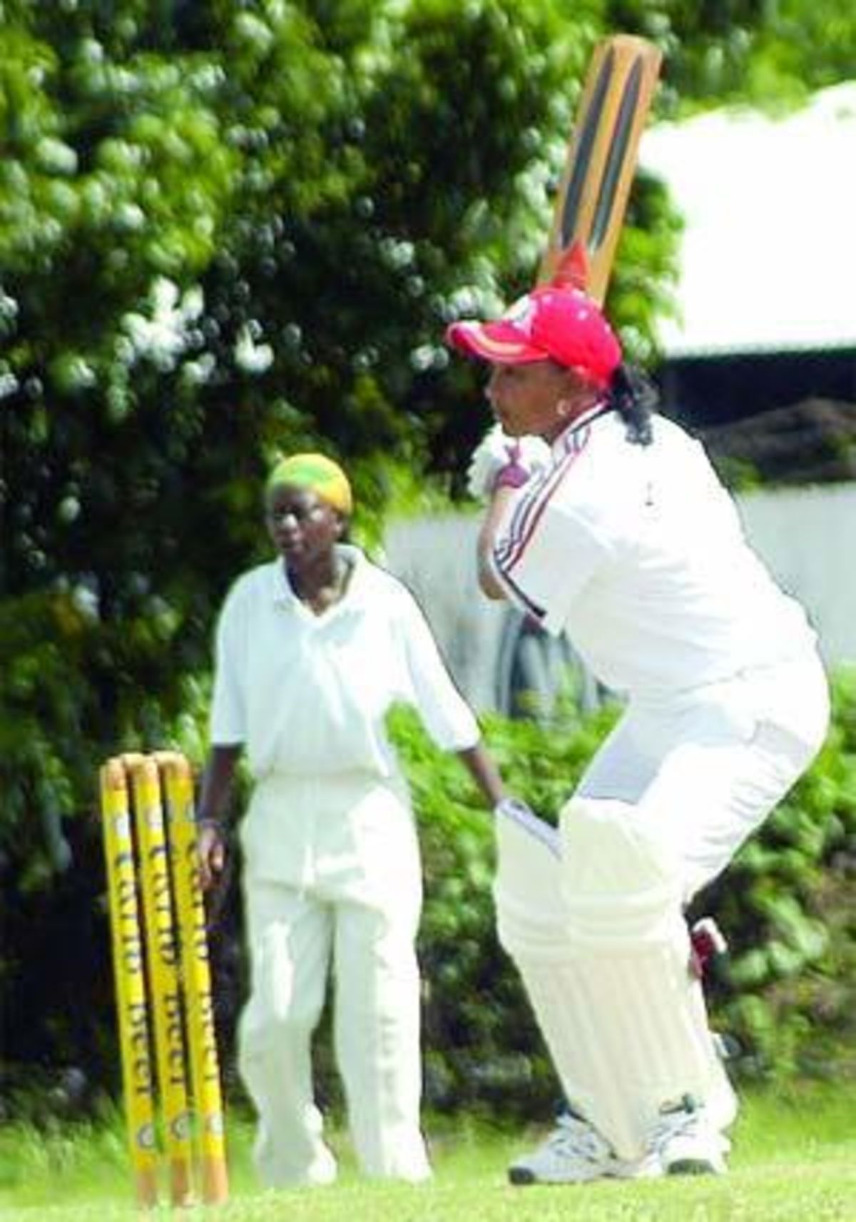 Action from the match between Trinidad and Tobago and St Vincent and - Saint Vincent And The Grenadines Vs Trinidad And Tobago