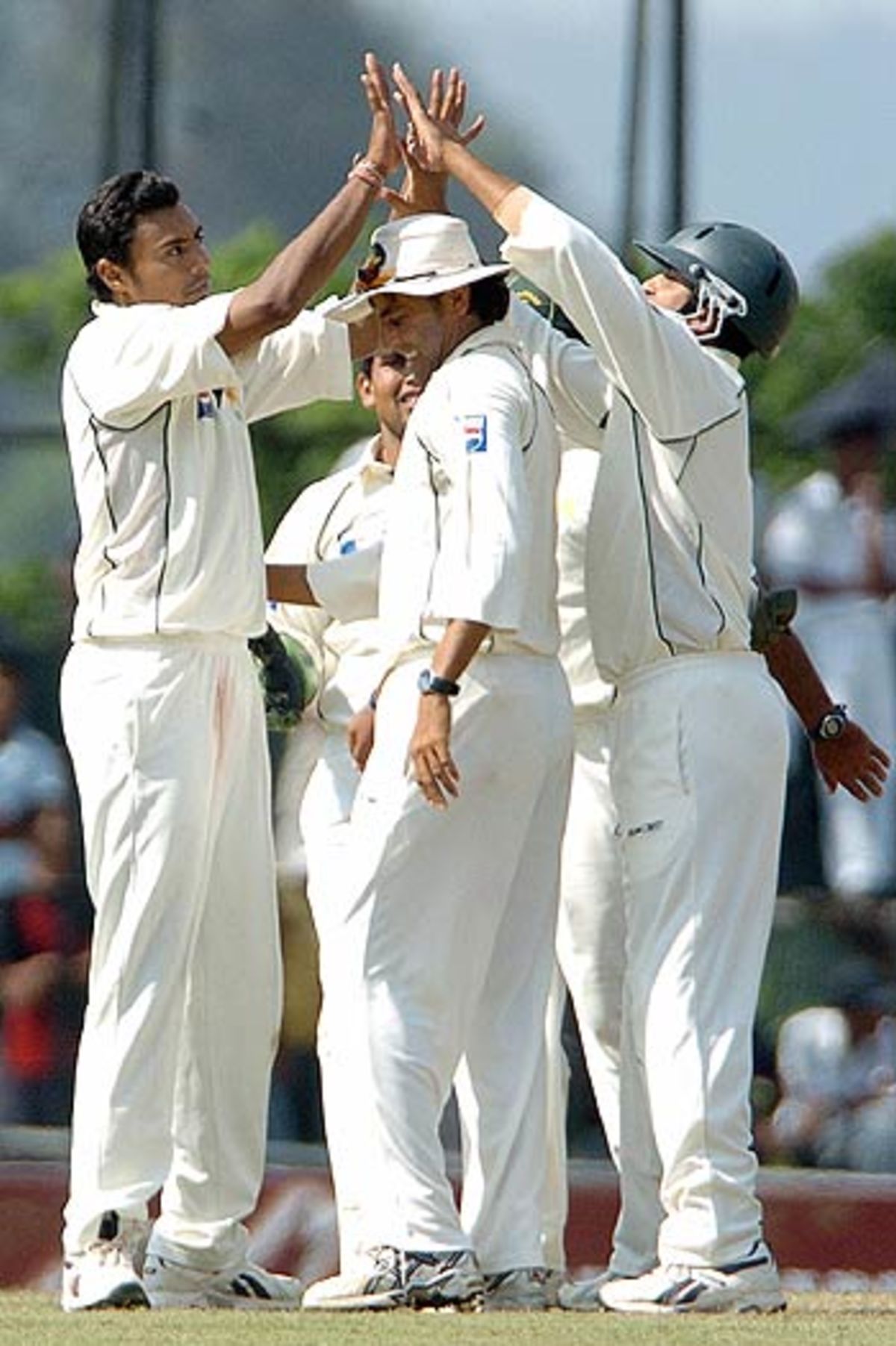 Danish Kaneria Celebrates The Dismissal Of Kumar Sangakkara ...