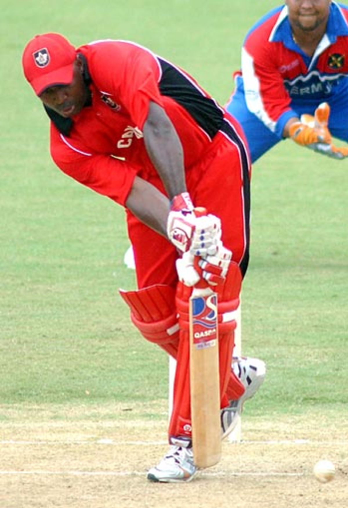 Codrington on his way to 45 not out
