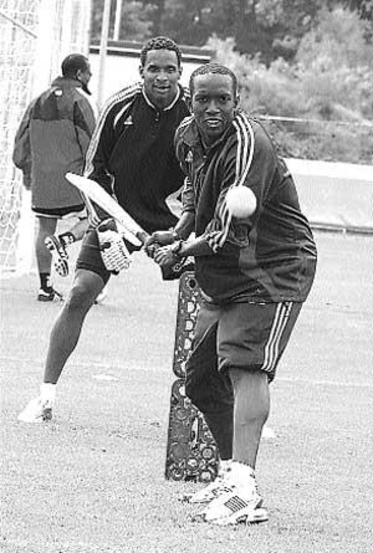 Dwight Yorke And Shaka Hislop Take Time Out At Trinidad Tobago S   63750 