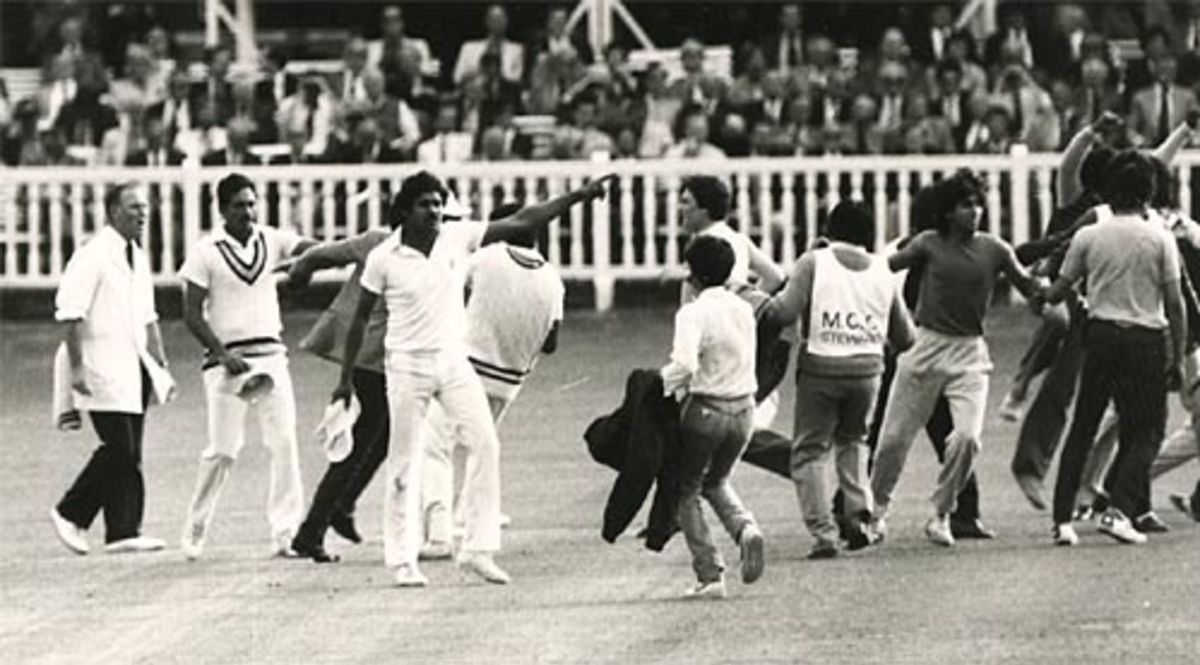 Victory for India at the 1983 World Cup final