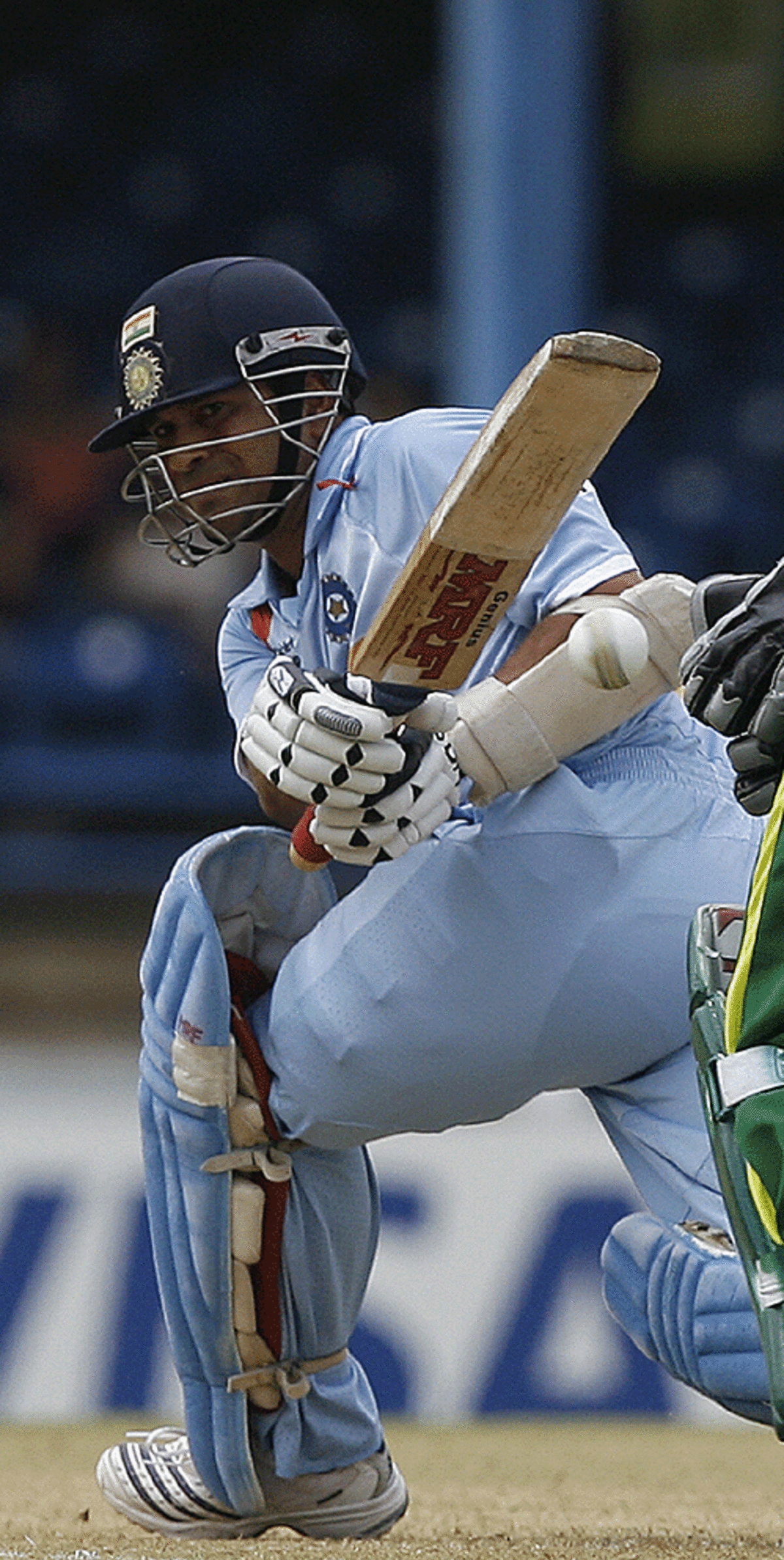 Sachin Tendulkar executes the pull shot