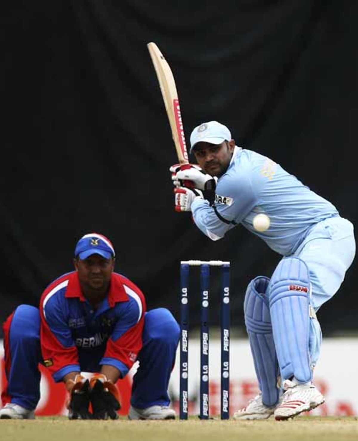 Virender Sehwag Winds Up To Hit Over Long-off | ESPNcricinfo.com