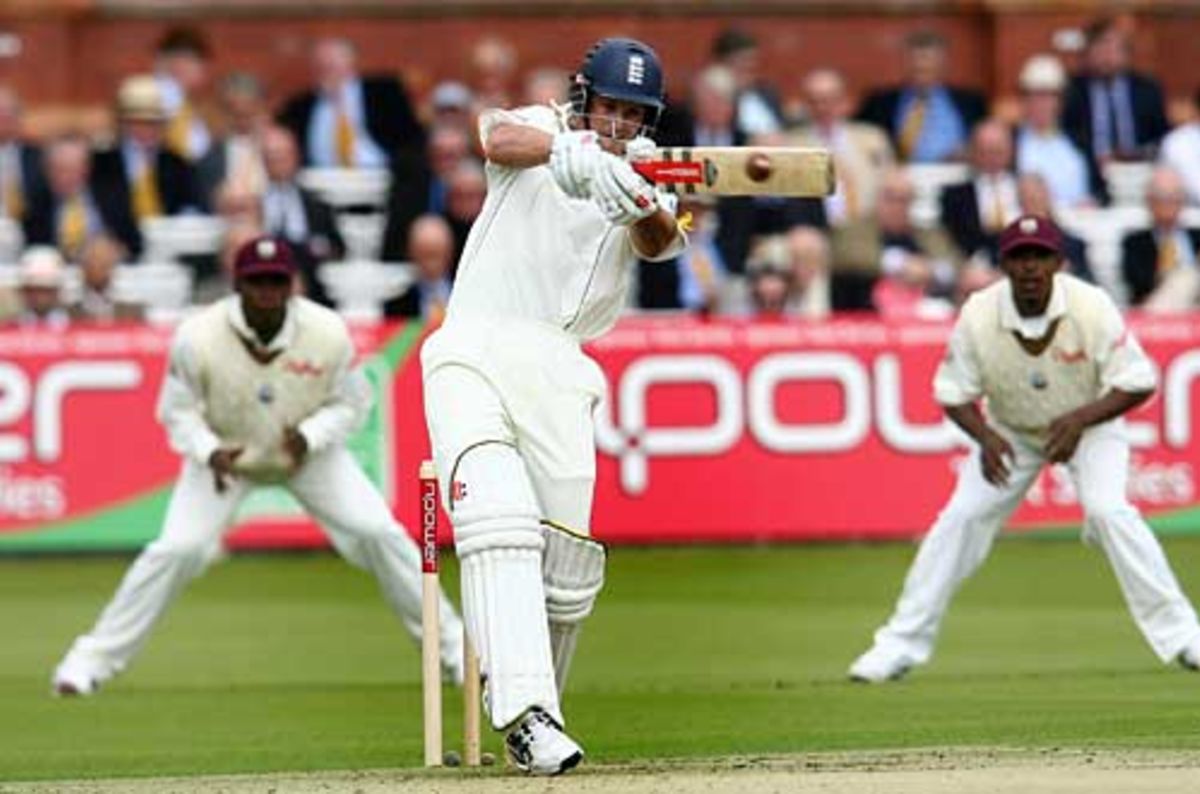 A wideangle view of the first Test between England and West Indies at