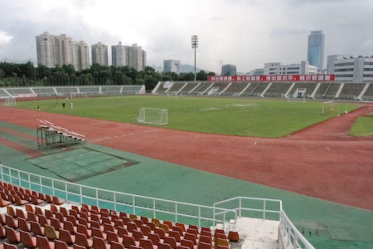 Shenzhen University Stadium (view from main Grandstand) | ESPNcricinfo.com