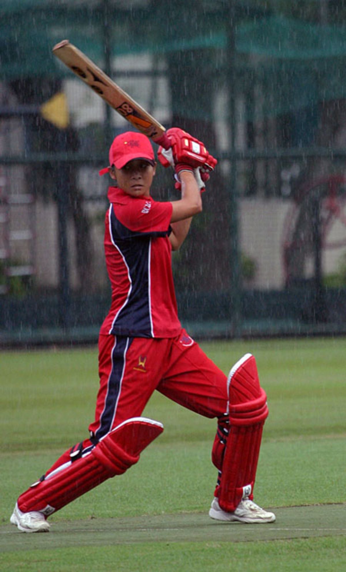 georgina-chiu-chalmers-batting-in-the-rain-for-hong-kong-against-china