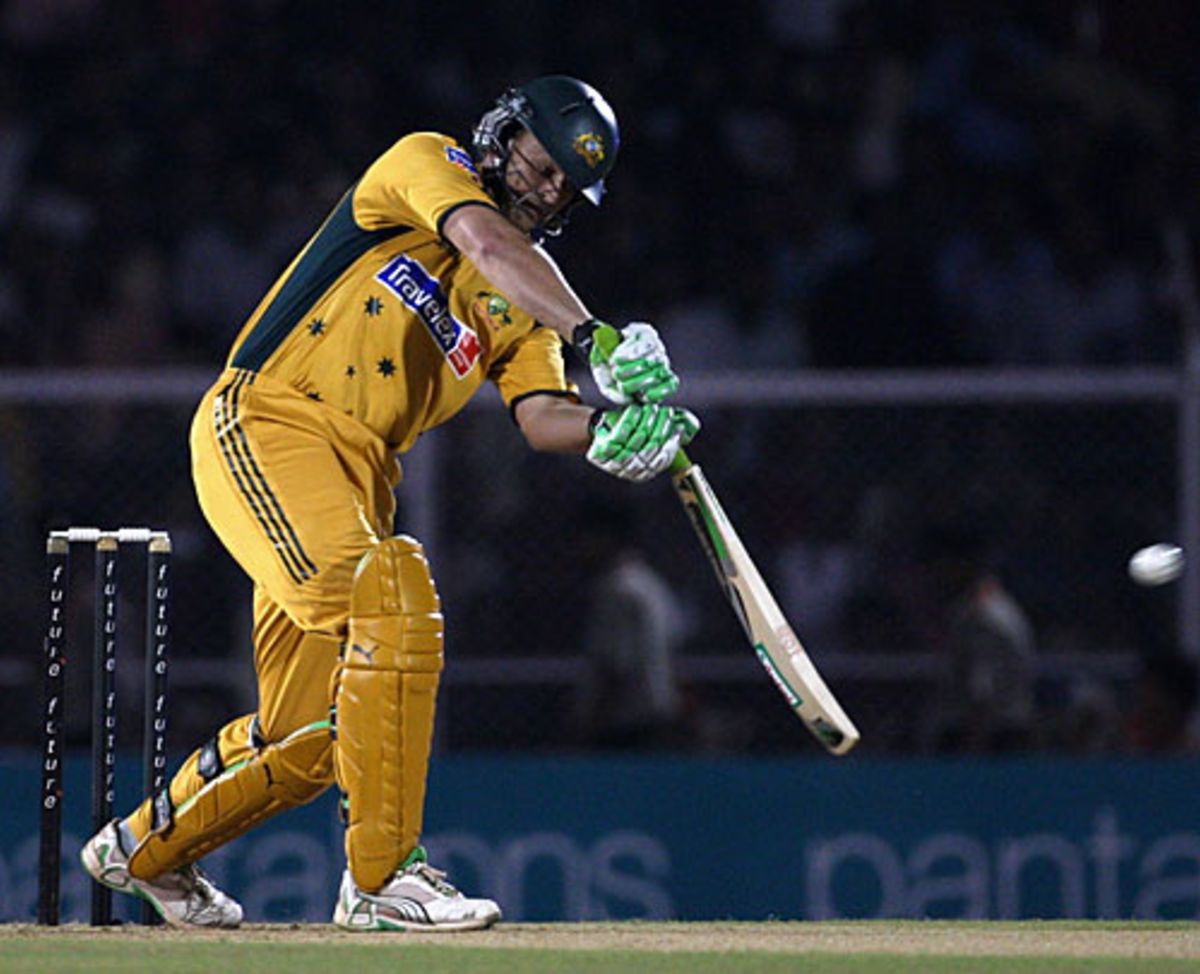 Adam Gilchrist Drives Through Cover Point