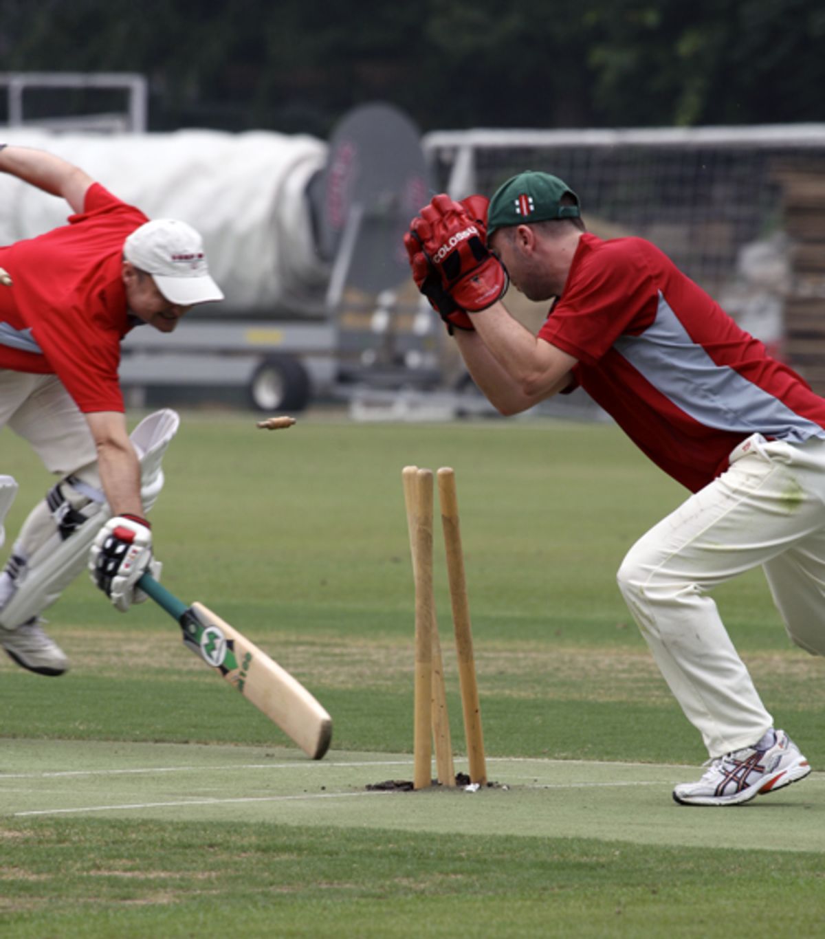 Action from the KCC Corporate Sixes Kowloon Cricket Club, 14.10.2007