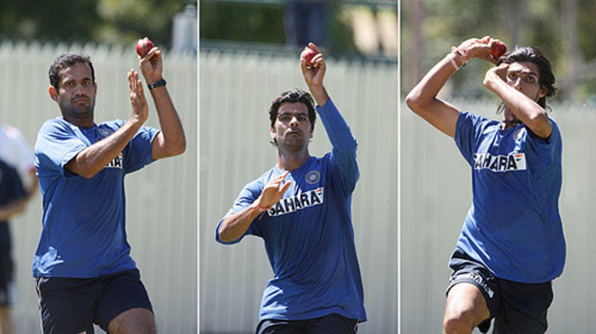 India's Pace-bowling Trio Practise Ahead Of The Adelaide Test ...