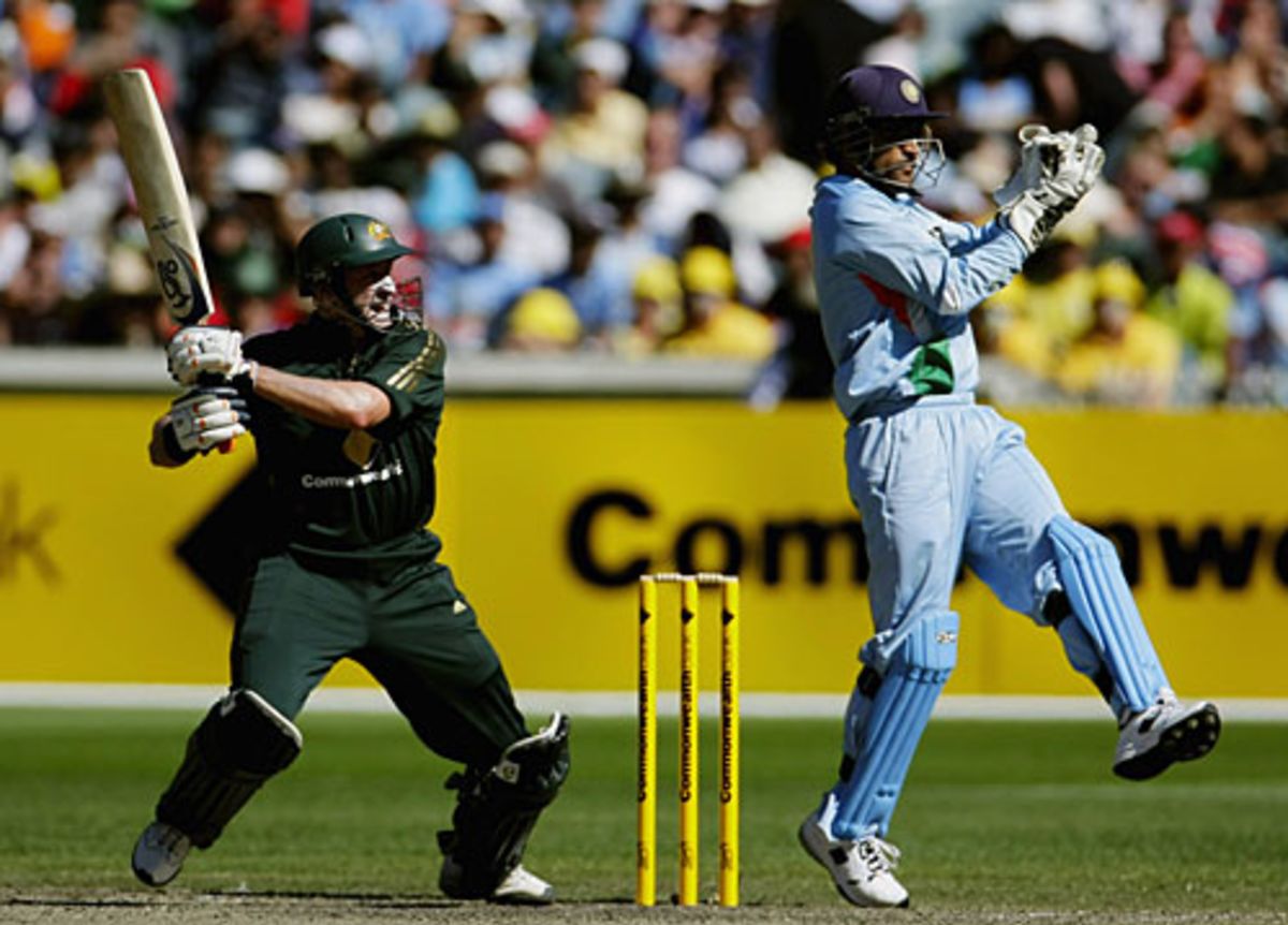 Michael Hussey Cuts Off The Back Foot ESPNcricinfo