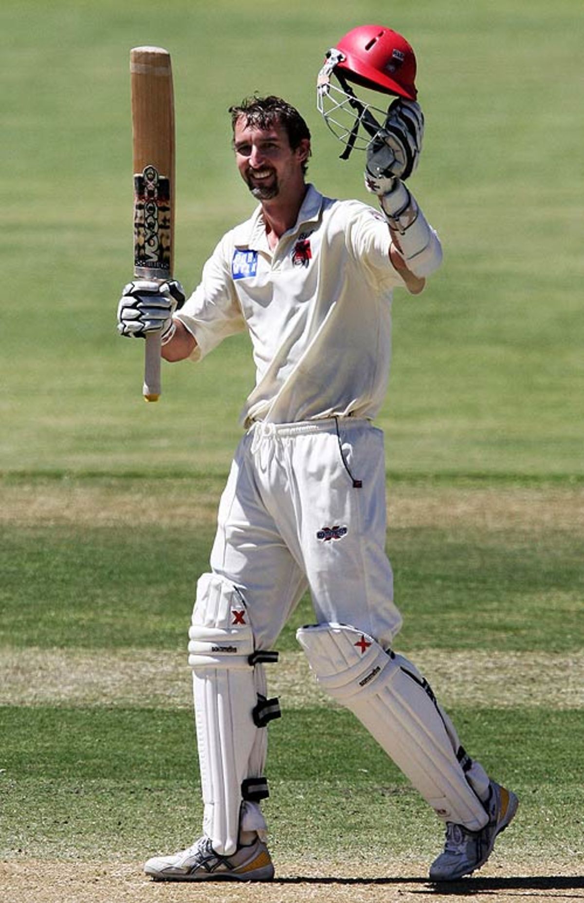 Jason Gillespie Is Congratulated By His Team Mates After Making 51 In His Final Pura Cup Innings 1944