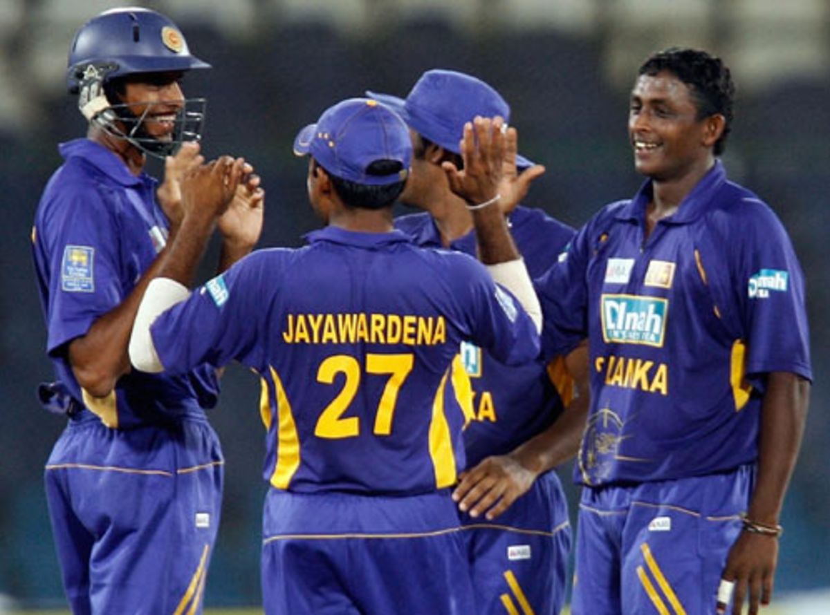Abdur Razzak was bowled after his attempted swipe didn't connect with ...