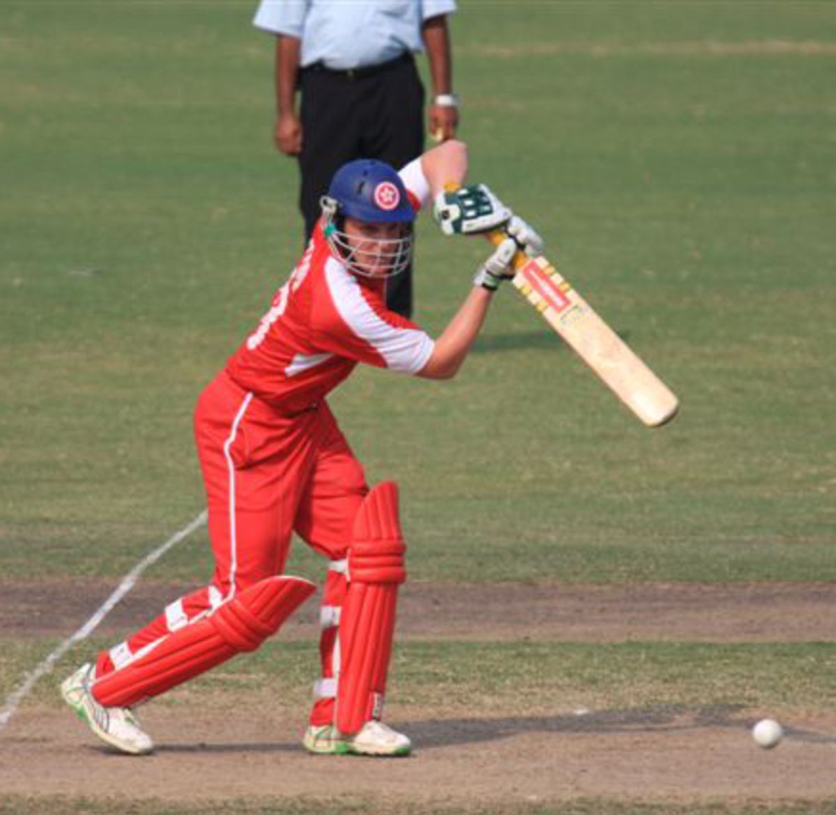James Atkinson batting in the ACC Trophy Elite against UAE. 03.0.2008