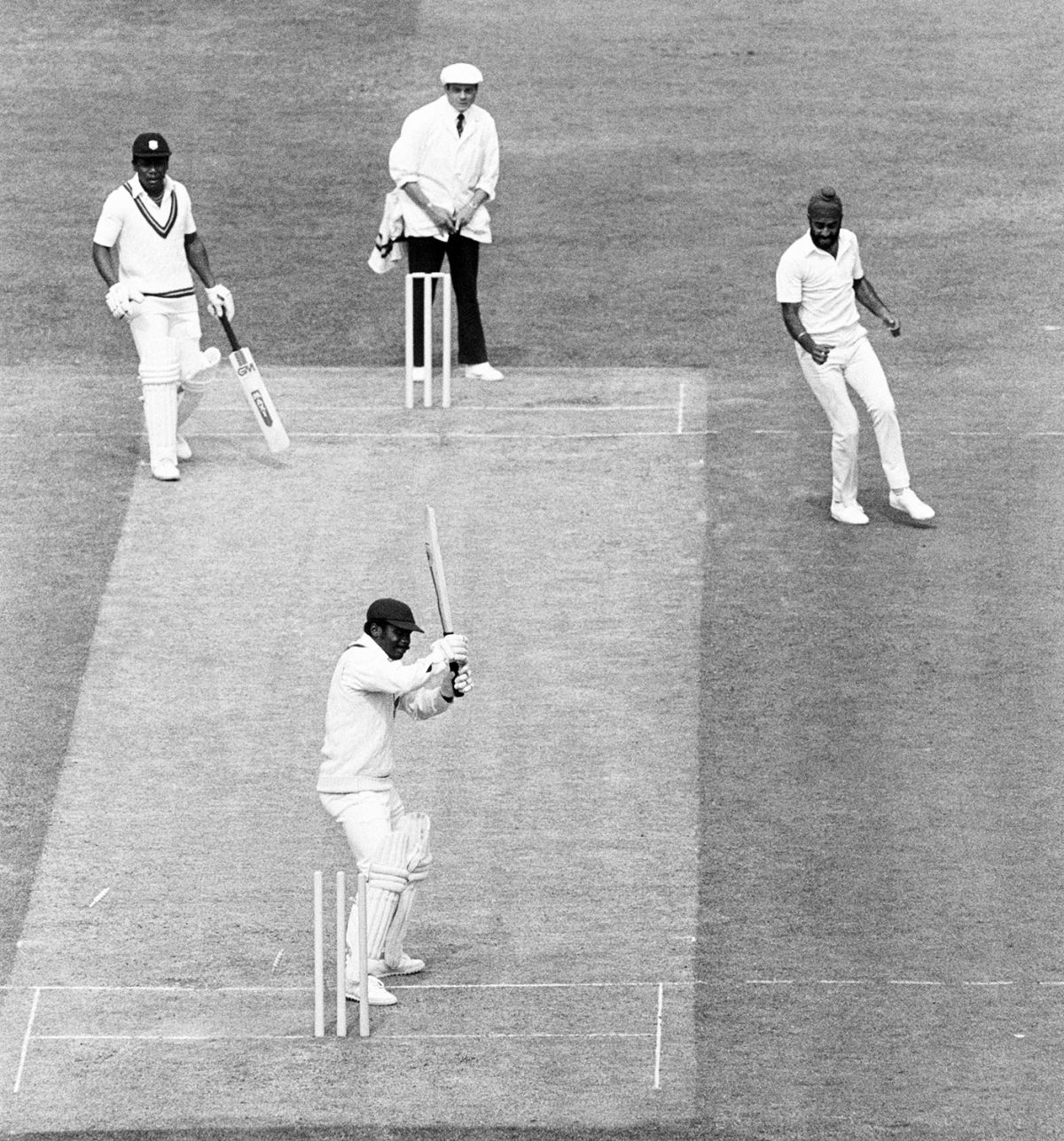 Balwinder Sandhu gets Gordon Greenidge, and thus begins the changing of the guard, West Indies v India, World Cup final, Lord's, 25 June, 1983