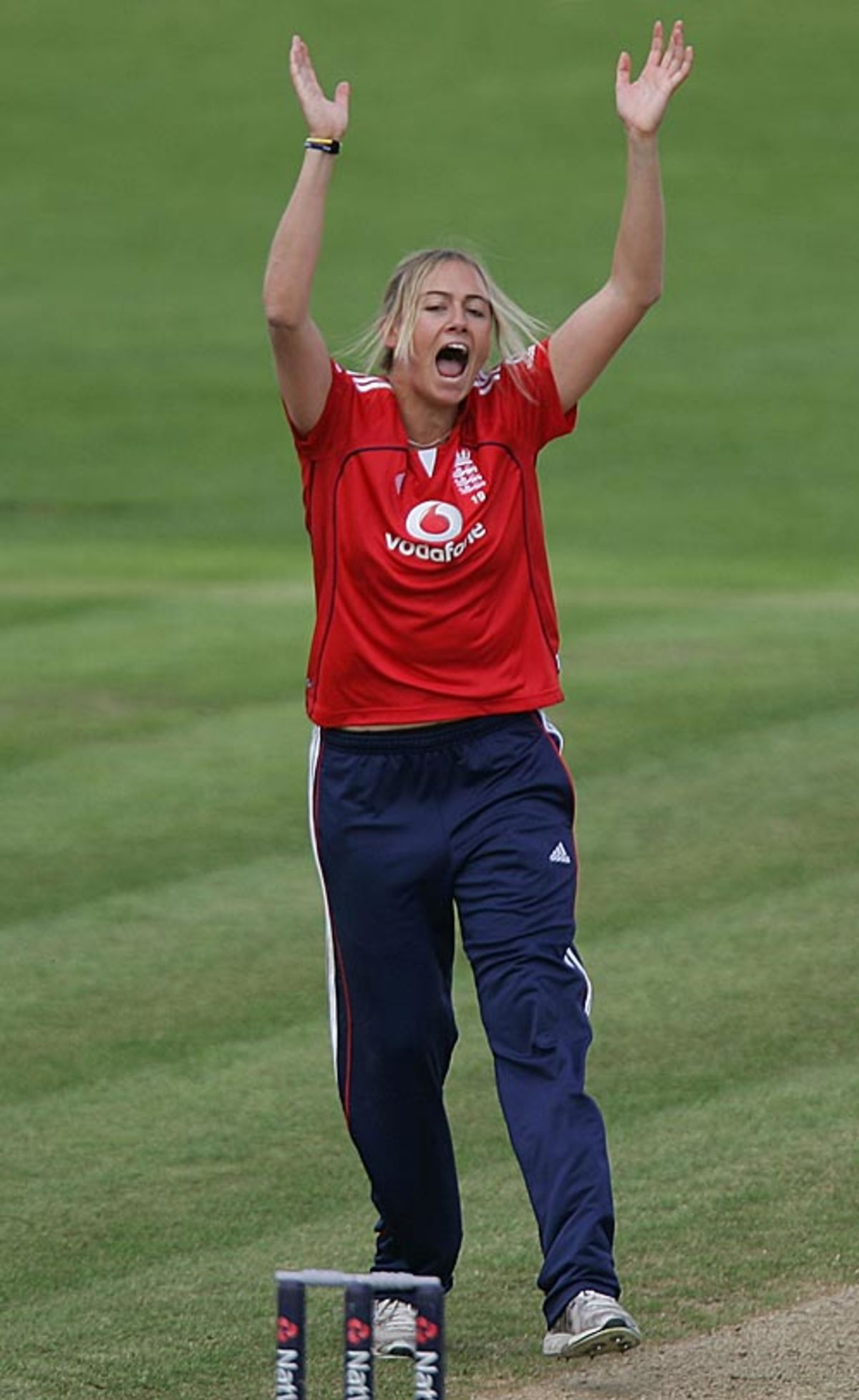Laura Marsh appeals against Annelie Minny, England v South Africa, Women's Twenty20 International, Northampton, August 23, 2008