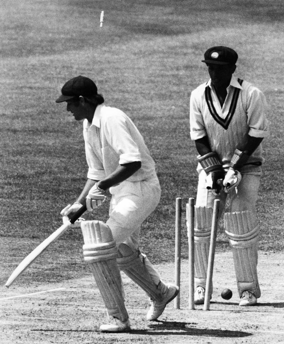 Rick McCosker cuts the ball for a boundary | ESPNcricinfo.com