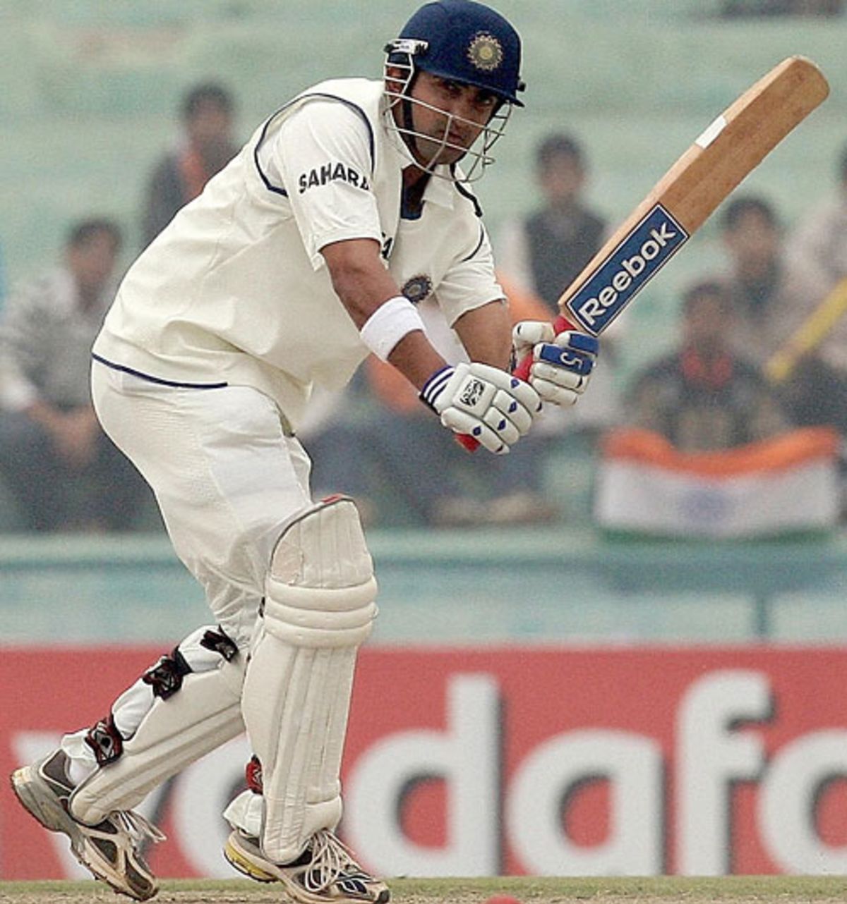 Gautam Gambhir Plays An On-drive | ESPNcricinfo.com