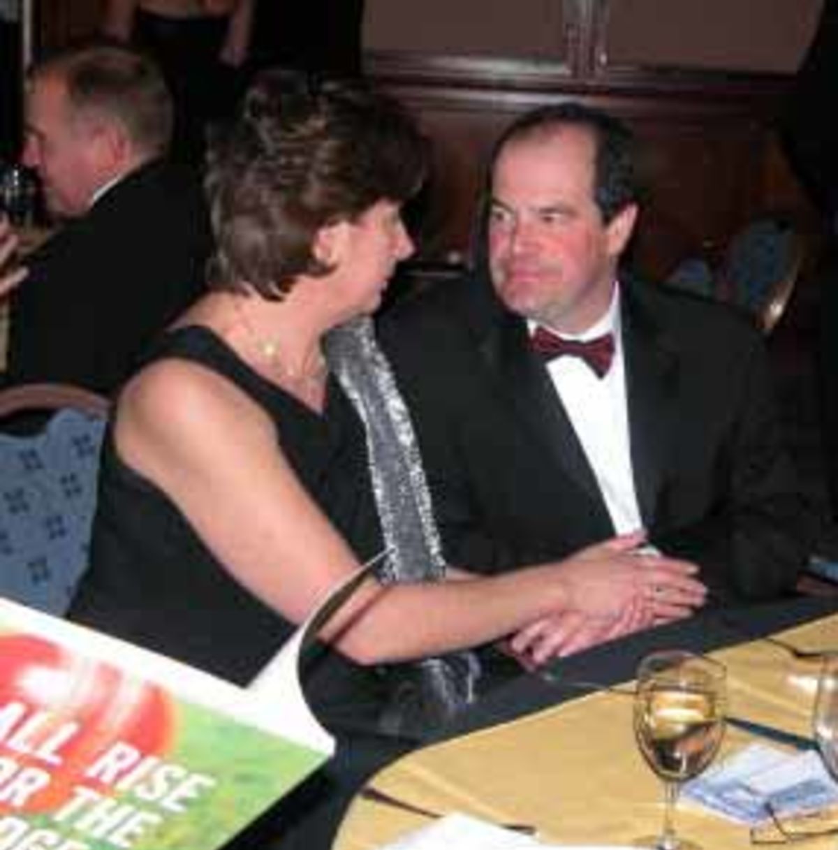 Nigel Gray with fiance Barbara - I only have eyes for you!