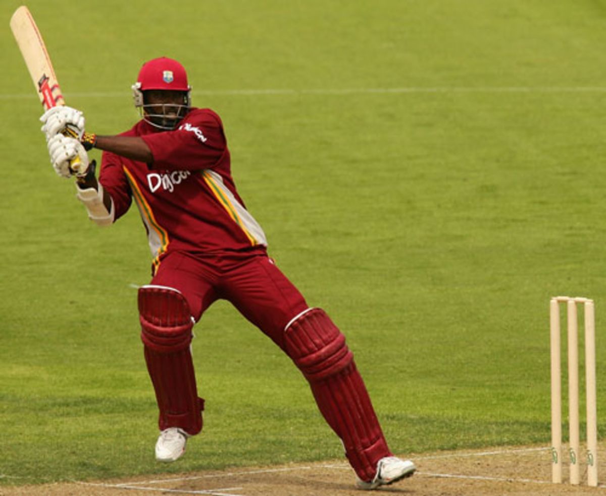 Chris Gayle played a lone hand as West Indies slumped to defeat against Australia A, Australia A v West Indians, Hobart, January 9, 2005