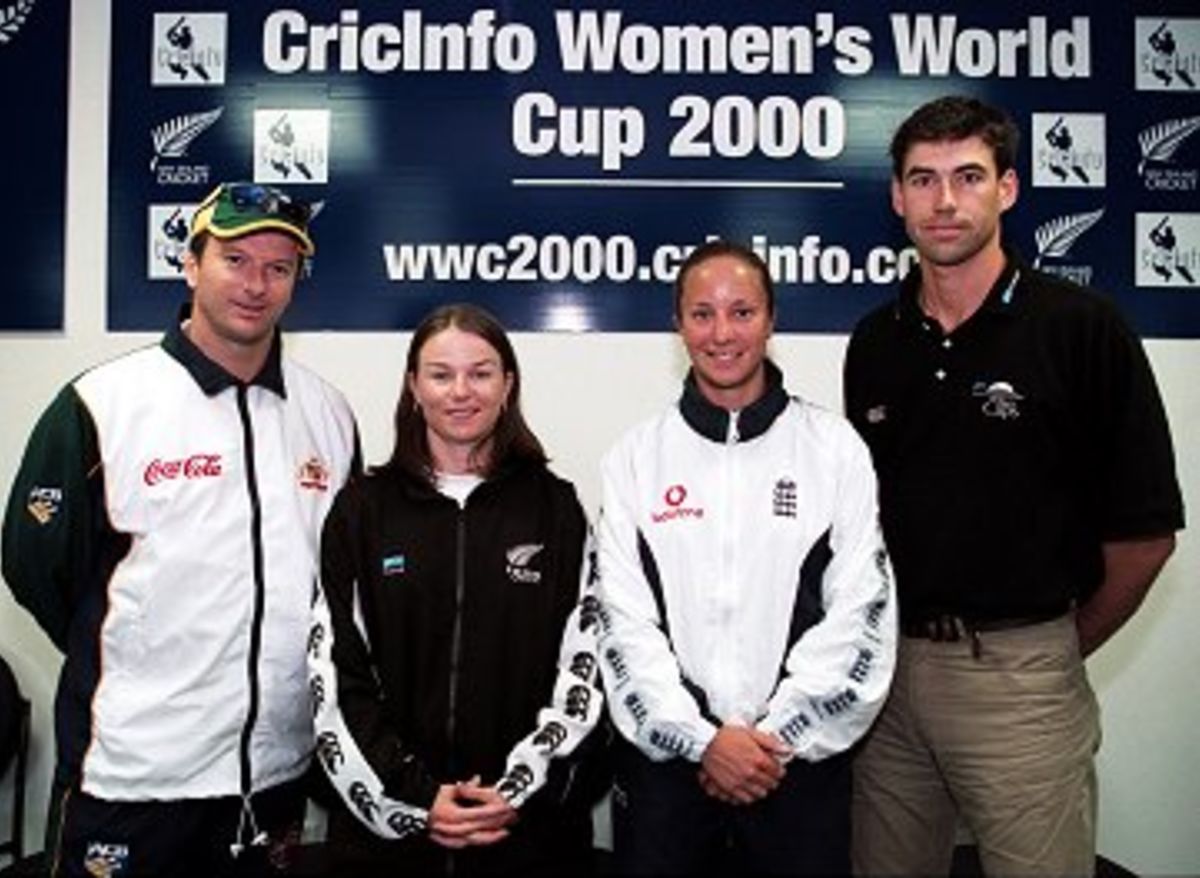 at the Press Launch of the CricInfo Women's World Cup (15 Feb 2000)