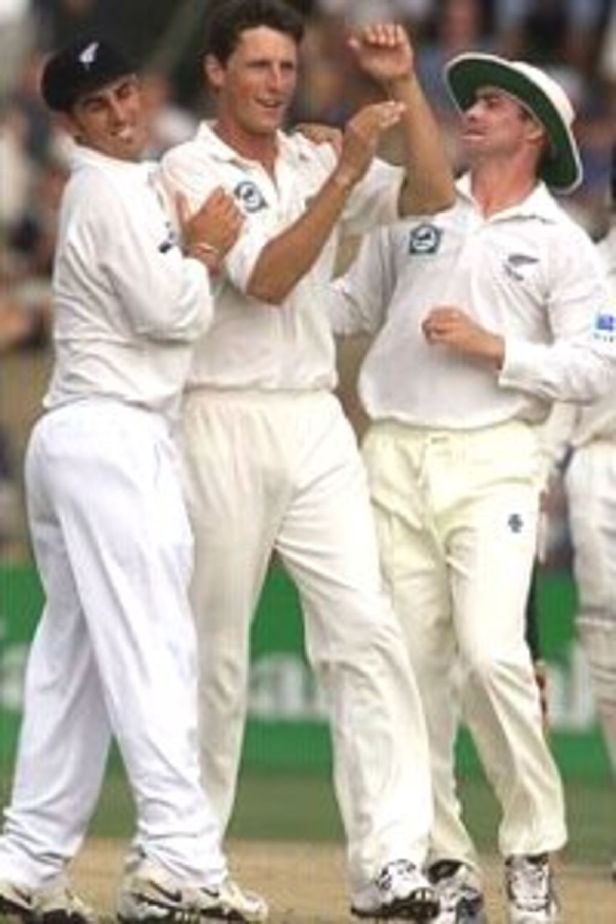 O'Connor celebrates, New Zealand v Australia, 3rd Test, 1999/2000 ...