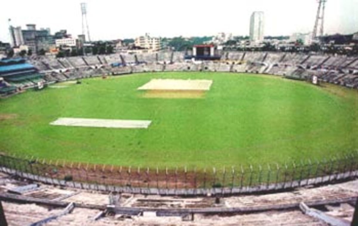 A panoramic view of the Bangabandhu National Stadium in Dhaka