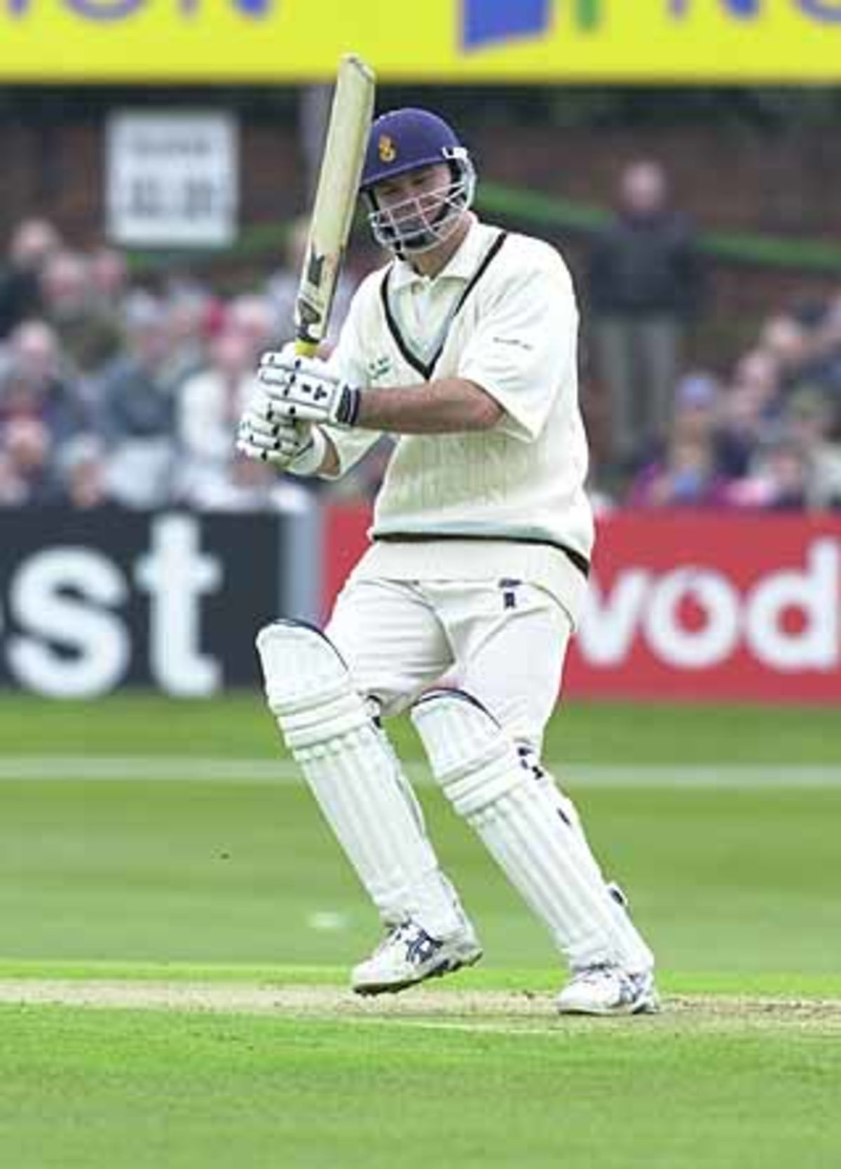 Trevor Smith of Derbyshire bowling