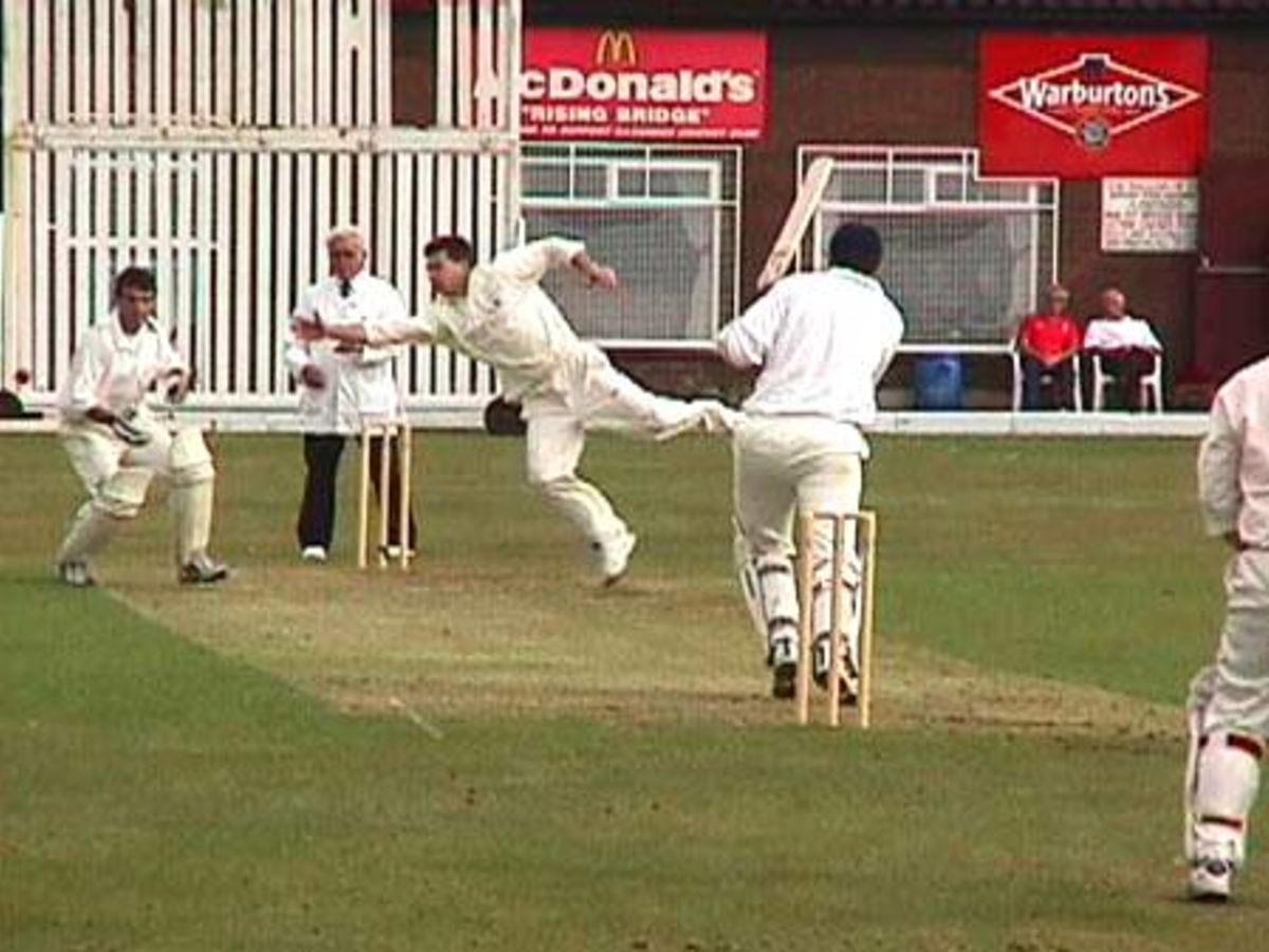 Up, up and away. Cheesbrough finds the gap again | ESPNcricinfo.com
