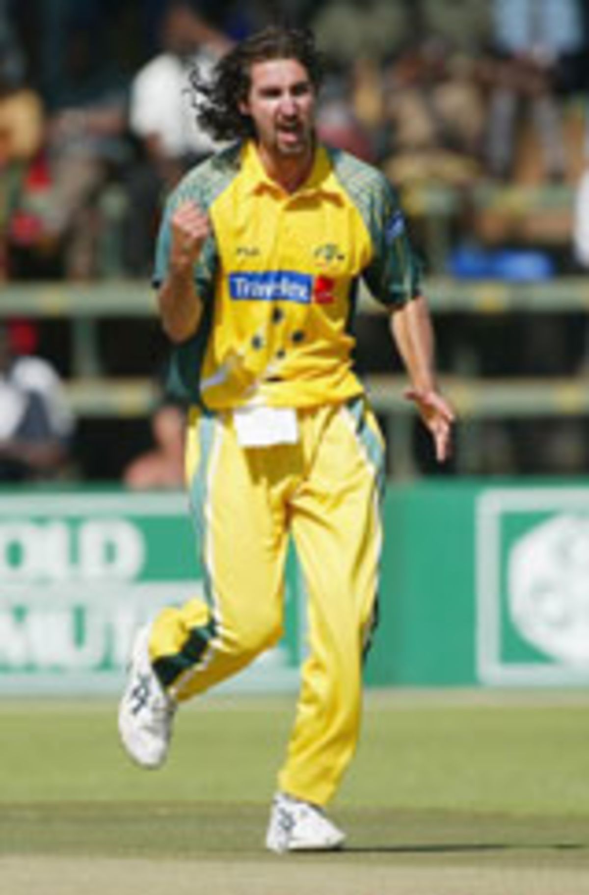 Jason Gillespie Celebrates A Wicket 9351