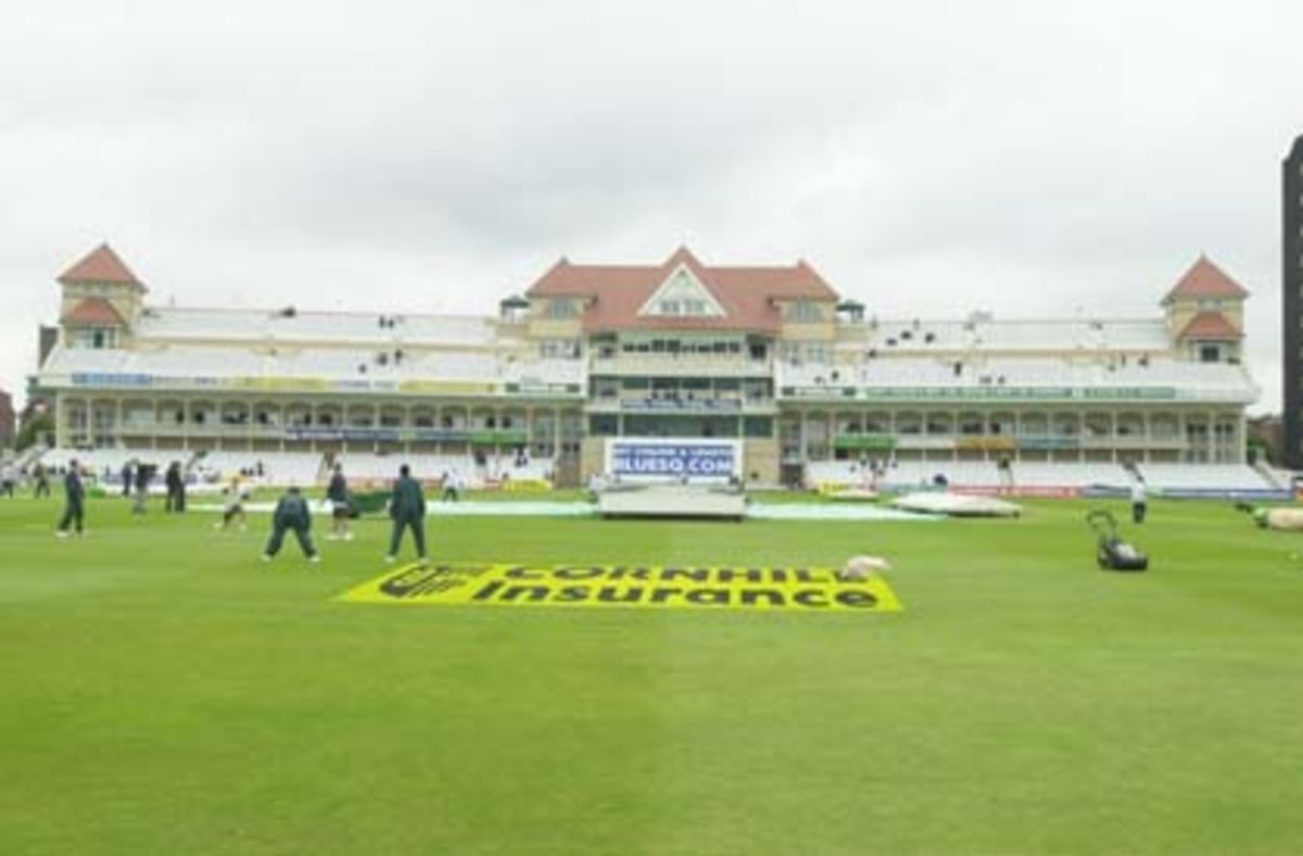 The Radcliffe Road stand at Trent Bridge