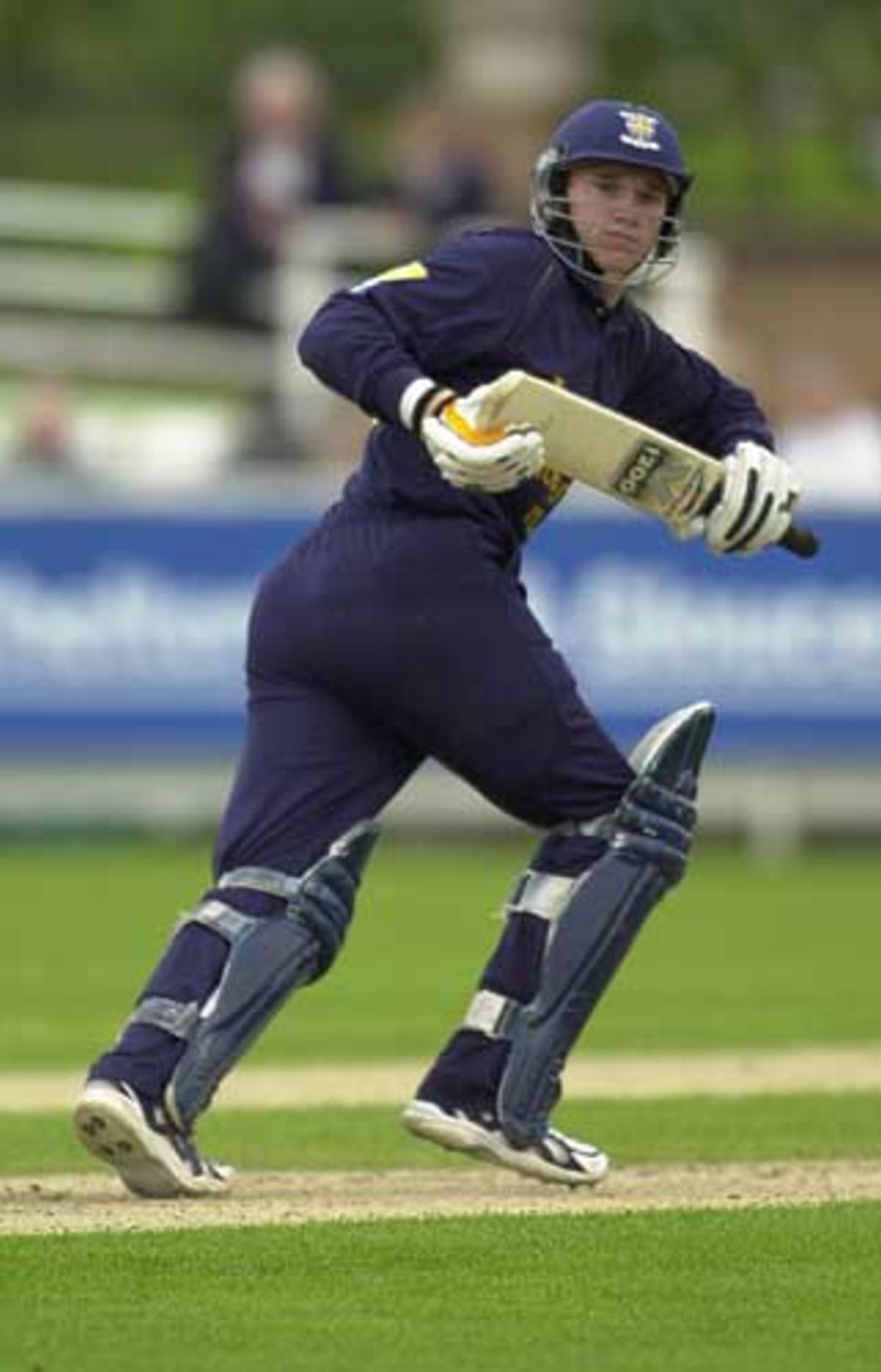 Durham opener Gary Pratt is bowled by Matt Mason for 16