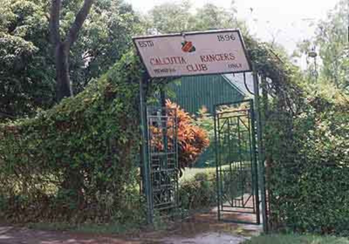A view of the Calcutta Rangers Club turf
