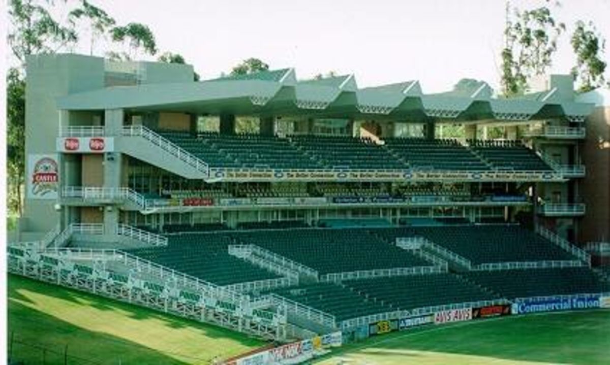 An Aerial View Of The Wanderers Stadium And The Surrounding Area ...