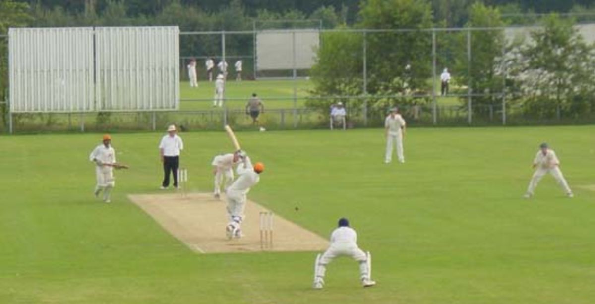 The Dutch batting at the ATeam Tournament